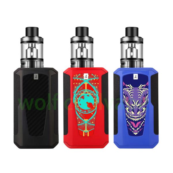 ⁦120 واط سيجارة إلكترونية طقم سيجارة إلكترونية صندوق mod vape عدة 2200mah بناء في بطارية 2.0 مللي خزان OLED شاشة⁩ - الصورة ⁦2⁩