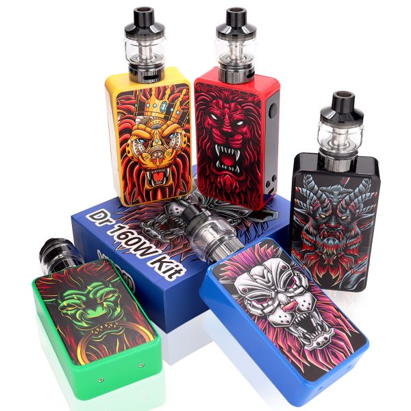 ⁦160 واط Vape Mod Kit السجائر الإلكترونية المرذاذ الدخان المدمج في 2000 مللي أمبير بطارية 60 واط/120 واط/160 واط الطاقة قابل للتعديل Vaper بخار⁩ - الصورة ⁦2⁩