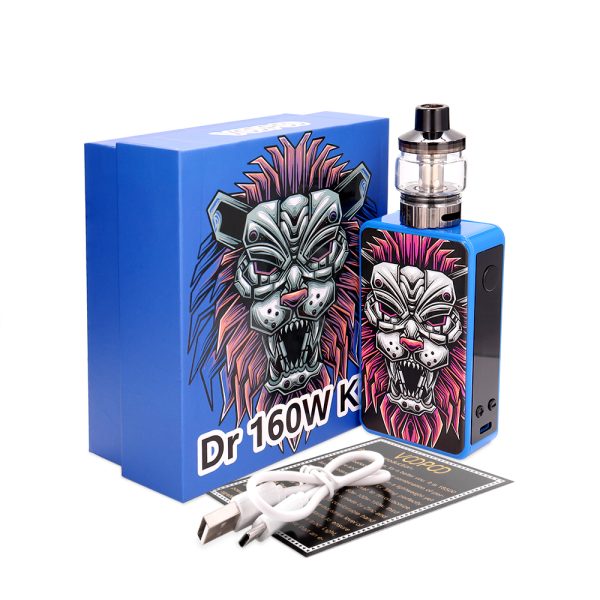 ⁦160 واط Vape Mod Kit السجائر الإلكترونية المرذاذ الدخان المدمج في 2000 مللي أمبير بطارية 60 واط/120 واط/160 واط الطاقة قابل للتعديل Vaper بخار⁩ - الصورة ⁦6⁩