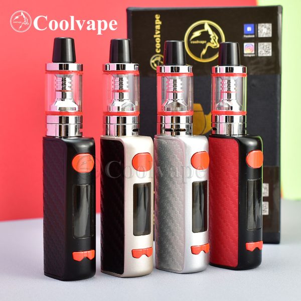 ⁦80 واط سيجارة إلكترونية عدة 2200mAh بطارية Vape Mod 2mltank E سيجارة طقم سيجارة إلكترونية على شكل قلم⁩ - الصورة ⁦2⁩