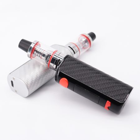 الإلكترونية السجائر 80 واط صندوق وزارة الدفاع Vape عدة 1600 مللي أمبير بناء في بطارية 2.5 مللي خزان 0.3ohm لفائف طقم عصري ألياف الكربون Vaper المرذاذ