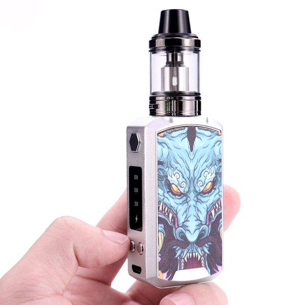 ⁦80 واط Vape صندوق طقم عصري 2200 مللي أمبير بطارية 2.5 مللي البخاخة ضخمة المرذاذ OLED الإلكترونية السجائر Vape السائل القلم عدة الشيشة Vaper⁩ - الصورة ⁦4⁩