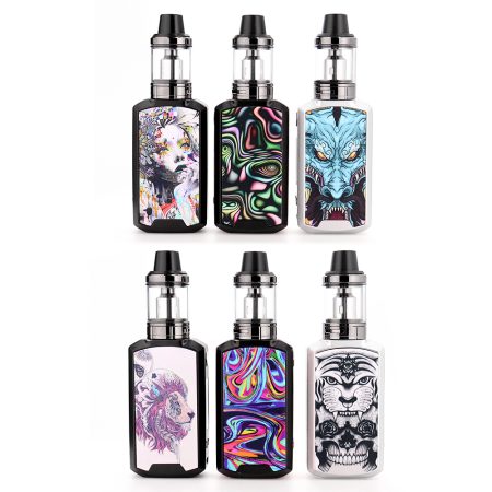 80 واط Vape صندوق طقم عصري 2200 مللي أمبير بطارية 2.5 مللي البخاخة ضخمة المرذاذ OLED الإلكترونية السجائر Vape السائل القلم عدة الشيشة Vaper
