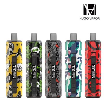 السجائر الإلكترونية هوغو بخار الملاكم AIO عدة Vape القلم 1500mAh البناء في البطارية 40 واط Pod Mod E الشيشة عدة Vaping كاتب أطقم