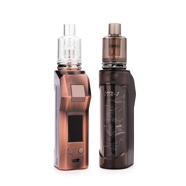 ⁦E السجائر الدخان المبخر 120 واط صندوق Mod Vapes أطقم المدمج في 1800 مللي أمبير بطارية 2.5 مللي خزان بخار Elektronic السجائر السائل vaper⁩ - الصورة ⁦4⁩