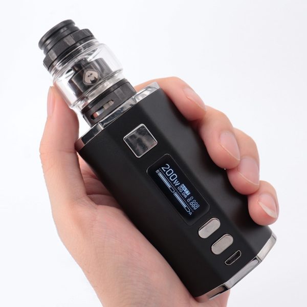 ⁦E السجائر 200 واط صندوق Mod Vape عدة بناء المزدوج 2200 مللي أمبير بطارية 2 مللي/4 مللي مصير هيئة الطرق والمواصلات 24 مللي متر خزان السجائر السائل المرذاذ vapes القلم⁩ - الصورة ⁦2⁩