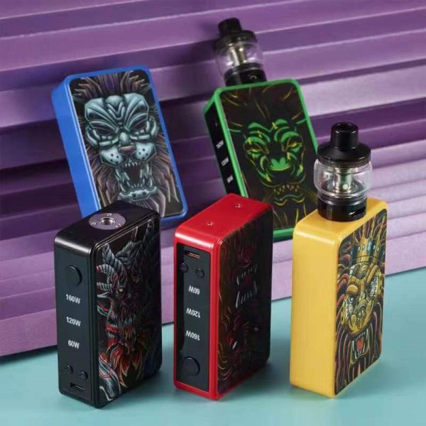 ⁦E السجائر Vape الدخان 160 واط صندوق طقم عصري 2200 مللي أمبير بطارية 3.5 مللي البخاخة السلطة قابل للتعديل السجائر الإلكترونية المرذاذ Vaper⁩ - الصورة ⁦6⁩