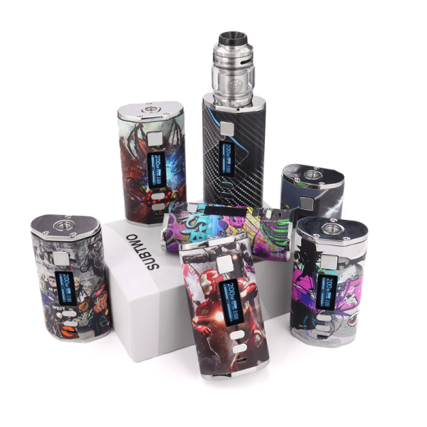 ⁦E السجائر الدخان Vape 200 واط صندوق وزارة الدفاع 2200 مللي أمبير بطارية مع زيوس X شبكة هيئة الطرق والمواصلات 4.5 مللي السعة البخاخة Vapes المرذاذ السائل Vape عدة⁩ - الصورة ⁦4⁩