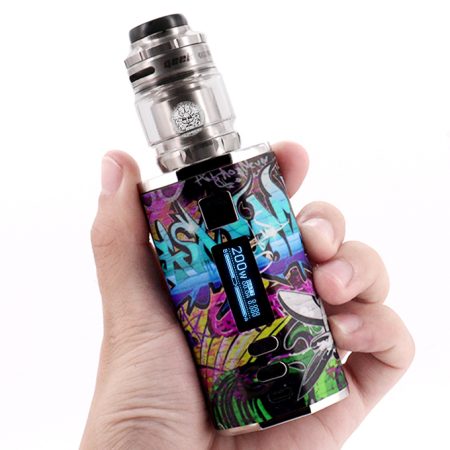 E السجائر الدخان Vape 200 واط صندوق وزارة الدفاع 2200 مللي أمبير بطارية مع زيوس X شبكة هيئة الطرق والمواصلات 4.5 مللي السعة البخاخة Vapes المرذاذ السائل Vape عدة