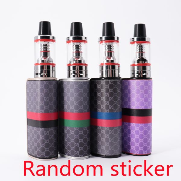 ⁦E-صندوق السجائر وزارة الدفاع Vape عدة 80 واط 1600 مللي أمبير بناء في البطارية مع 2.5 مللي خزان 0.3ohm لفائف طقم عصري ألياف الكربون Vape عدة المرذاذ⁩ - الصورة ⁦2⁩