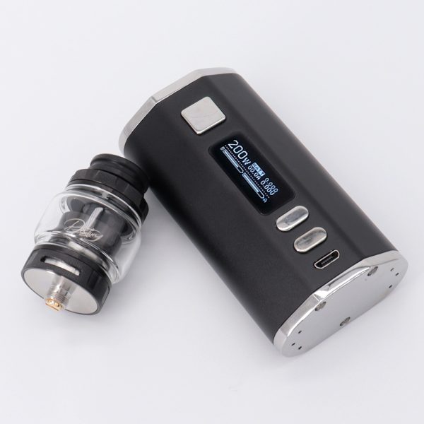 ⁦Ecigego Vape 200 واط صندوق طقم عصري 4000 مللي أمبير بناء في بطارية شاشة OLED السجائر الإلكترونية 2 مللي/4 مللي مصير هيئة الطرق والمواصلات 24mmTank Vape القلم⁩ - الصورة ⁦6⁩