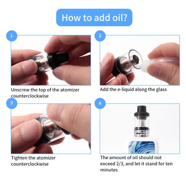 ⁦P10 120 واط VAPE kit ضخم بخار كبير صندوق الطاقة mod 1800 مللي أمبير بطارية 3.0 مللي e-السجائر كول vaper عدة سيجارة إلكترونية⁩ - الصورة ⁦5⁩