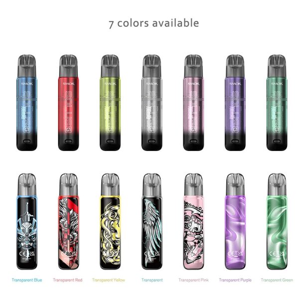 ⁦جديد وأصلي SMOK SOLUS G Pod Kit Vape 15 واط 700mAh مع SOLUS 2 Meshed 0.9 Pod For RDL/MTL Vaping السيجارة الإلكترونية تبخير⁩ - الصورة ⁦6⁩
