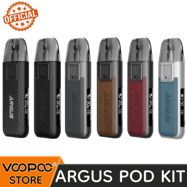 الرسمية VOOPOO Argus Pod عدة 20 واط 800 مللي أمبير Vape عدة ITO لفائف E السجائر 0.69 "OLED المغناطيسي نوع-C 2 مللي خرطوشة المرذاذ جراب