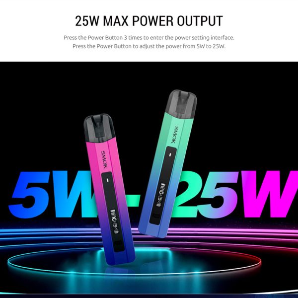 ⁦Vape سموك أصلي Nfix برو عدة 25 واط صندوق Mod 700mAh سيجارة إلكترونية بالبطارية 2 مللي خرطوشة المرذاذ LP1 Meshed لفائف⁩ - الصورة ⁦4⁩