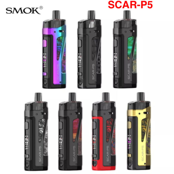 Vape SMOK ندبة P5 عدة Bod وزارة الدفاع 80 واط صالح 18650 بطارية السجائر الإلكترونية مع خزان المرذاذ 5.5 مللي رذاذ RPM 2 meshCoil