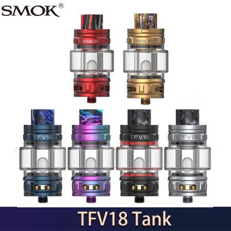 Vape سموك أصلي TFV18 رذاذ صندوق خزان كحول تبخير المرذاذ E السجائر 510 الموضوع المزدوج شبكة لفائف السجائر الإلكترونية البخاخات
